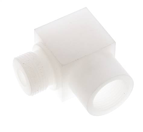 90deg Angled Fitting G3/4'' Male x Female PVDF 10bar (140.5psi) FDA