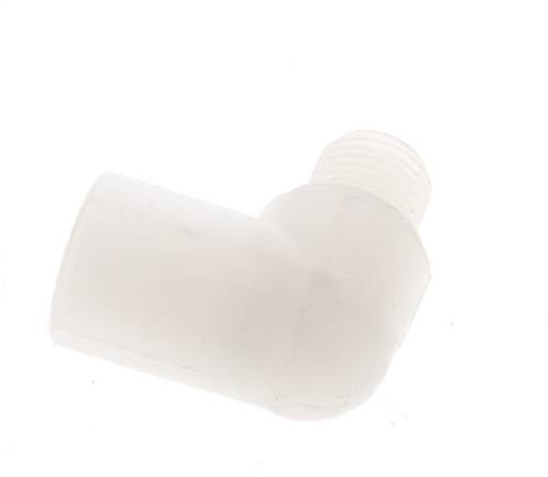 90deg Angled Fitting G1/8'' Male x Female PVDF 10bar (140.5psi) FDA