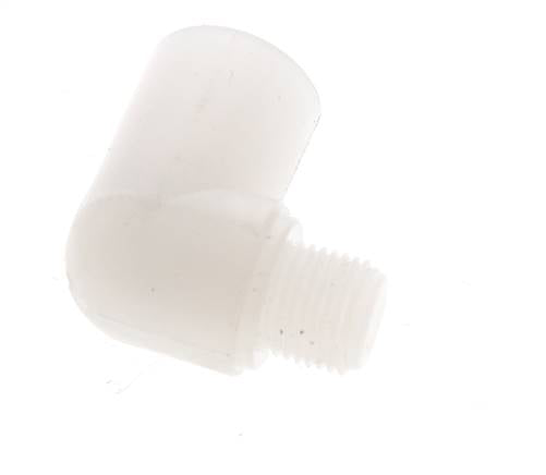 90deg Angled Fitting G1/8'' Male x Female PVDF 10bar (140.5psi) FDA
