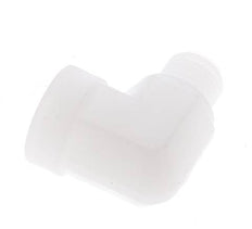 90deg Angled Fitting G1/8'' Male x Female Polypropylene (pp) 10bar (140.5psi) FDA