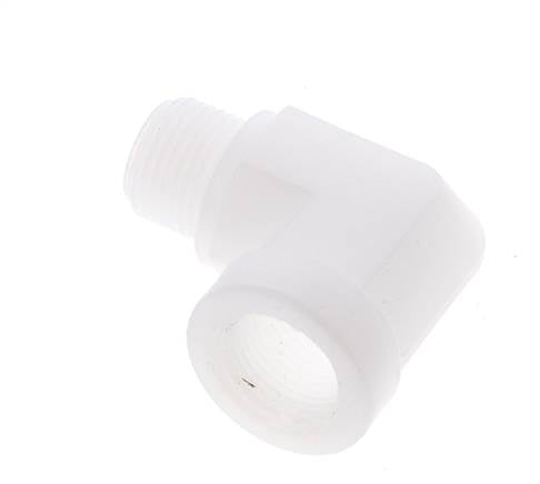 90deg Angled Fitting G3/8'' Male x Female Polypropylene (pp) 10bar (140.5psi) FDA