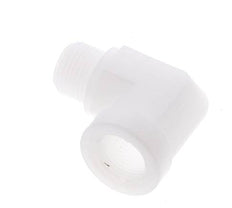 90deg Angled Fitting G3/8'' Male x Female Polypropylene (pp) 10bar (140.5psi) FDA