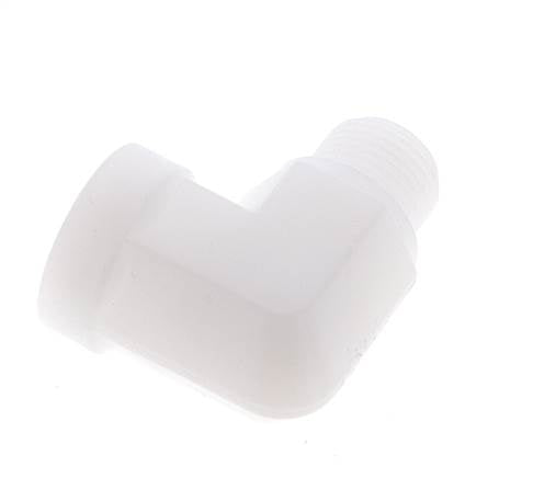 90deg Angled Fitting G3/8'' Male x Female Polypropylene (pp) 10bar (140.5psi) FDA