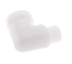 90deg Angled Fitting G3/8'' Male x Female Polypropylene (pp) 10bar (140.5psi) FDA