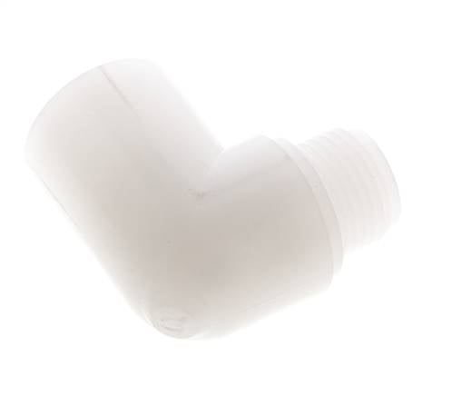 90deg Angled Fitting G1/2'' Male x Female PVDF 10bar (140.5psi) FDA