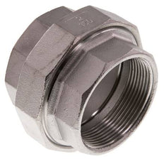 Rp 2'' Stainless steel Double Nipple 3-pieces with Conically sealing 16 Bar