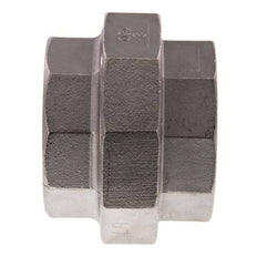 Rp 2'' Stainless steel Double Nipple 3-pieces with Conically sealing 16 Bar