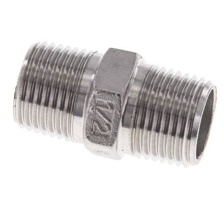 1/2'' NPT Stainless steel Double Nipple 16 Bar