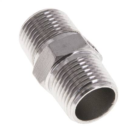 1/2'' NPT Stainless steel Double Nipple 16 Bar