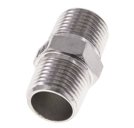 1/2'' NPT Stainless steel Double Nipple 16 Bar