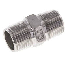 1/2'' NPT Stainless steel Double Nipple 16 Bar