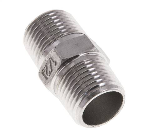 1/2'' NPT Stainless steel Double Nipple 16 Bar
