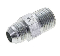 JIC Double Nipple UNF 3/4''-16 (Dash Size 8) x 1/2'' NPT Steel 210bar (2950.5psi) [2 Pieces]