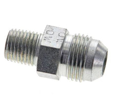 JIC Double Nipple UNF 3/4''-16 (Dash Size 8) x 1/4'' NPT Steel 275bar (3863.75psi) [2 Pieces]