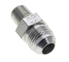 JIC Double Nipple UNF 3/4''-16 (Dash Size 8) x 1/4'' NPT Steel 275bar (3863.75psi) [2 Pieces]