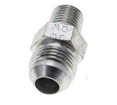 JIC Double Nipple UNF 3/4''-16 (Dash Size 8) x 1/4'' NPT Steel 275bar (3863.75psi) [2 Pieces]