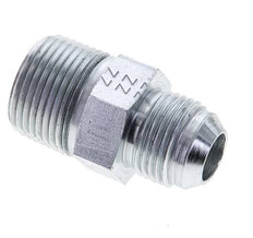 JIC Double Nipple UNF 7/8''-14 (Dash Size 10) x 3/4'' NPT Steel 170bar (2388.5psi)