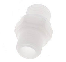 Double Nipple G3/8'' Polypropylene (pp) 10bar (140.5psi) FDA 22mm Hex
