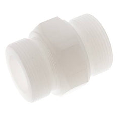 Double Nipple G1 1/2'' PVDF 10bar (140.5psi) FDA 55mm Hex