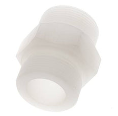 Double Nipple G1 1/2'' PVDF 10bar (140.5psi) FDA 55mm Hex