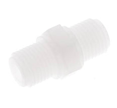 Double Nipple G1/4'' PVDF 10bar (140.5psi) FDA 17mm Hex