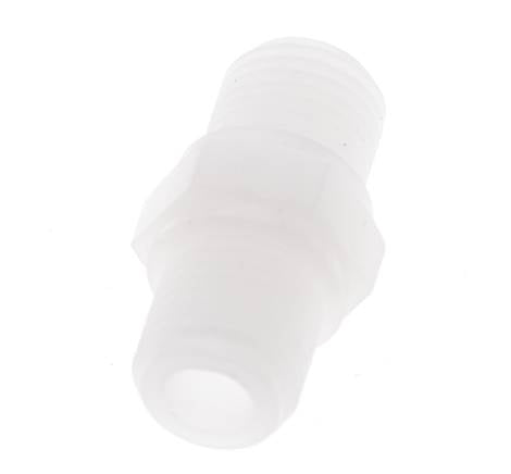 Double Nipple G1/4'' PVDF 10bar (140.5psi) FDA 17mm Hex