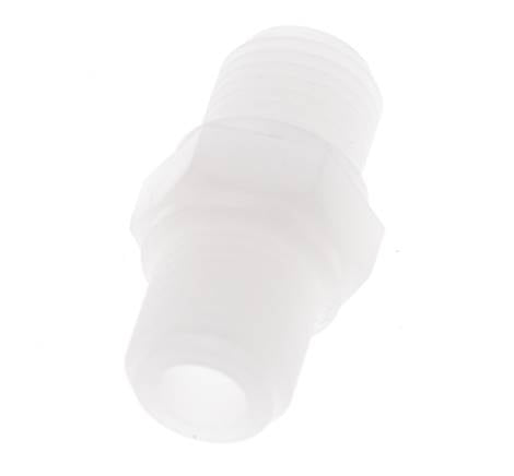 Double Nipple G1/4'' PVDF 10bar (140.5psi) FDA 17mm Hex