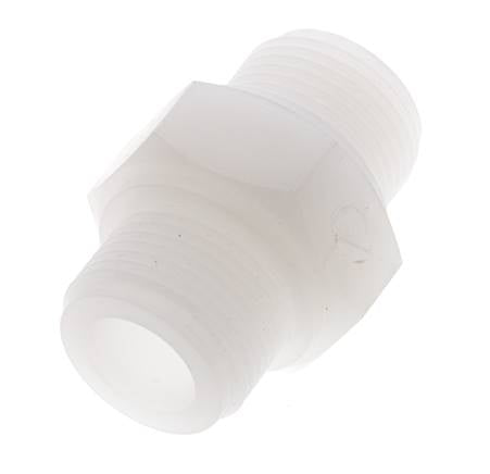 Double Nipple G3/4'' PVDF 10bar (140.5psi) FDA 36mm Hex