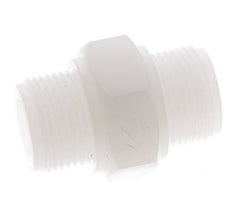 Double Nipple G3/4'' PVDF 10bar (140.5psi) FDA 36mm Hex