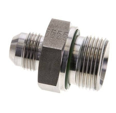 JIC Double Nipple G3/4'' x UNF 3/4''-16 (Dash Size 8) Stainless Steel FKM 275bar (3863.75psi)