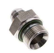 JIC Double Nipple G3/4'' x UNF 3/4''-16 (Dash Size 8) Stainless Steel FKM 275bar (3863.75psi)