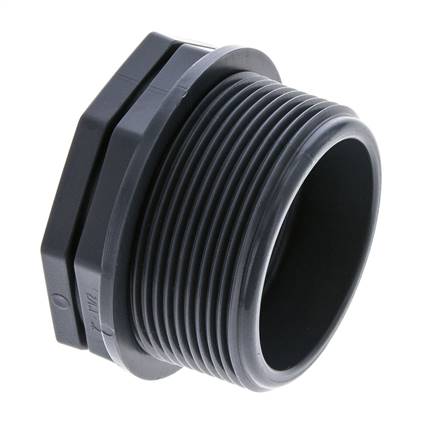 Reducing Ring G1 1/2'' Female x G2'' Male Polypropylene (pp) 10bar (140.5psi) FDA 65mm Hex