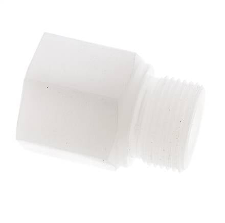 Threaded Extension G3/4'' Male x Female PVDF 10bar (140.5psi) FDA 32mm Hex