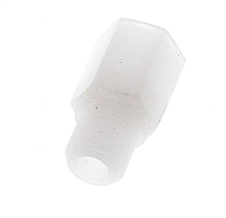 Threaded Extension G1/4'' Male x Female PVDF 10bar (140.5psi) FDA 17mm Hex