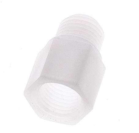 Threaded Extension G1/4'' Male x Female Polypropylene (pp) 10bar (140.5psi) FDA 17mm Hex