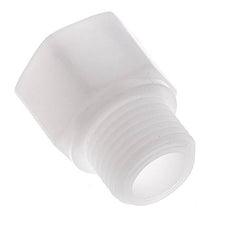 Threaded Extension G1/2'' Male x Female Polypropylene (pp) 10bar (140.5psi) FDA 27mm Hex