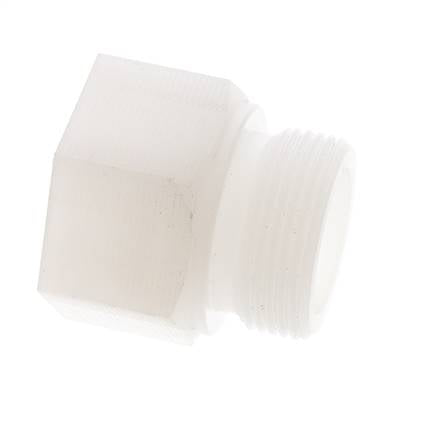 Threaded Extension G1 1/4'' Male x Female PVDF 10bar (140.5psi) FDA 50mm Hex