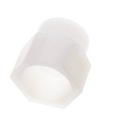 Threaded Extension G1 1/4'' Male x Female PVDF 10bar (140.5psi) FDA 50mm Hex