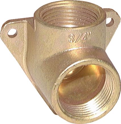 G 3/8'' Brass Wall mounted 2-way Air Junction 16 Bar [2 Pieces]