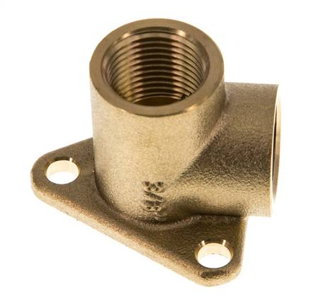 G 3/8'' Brass Wall mounted 2-way Air Junction 16 Bar [2 Pieces]