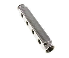 2xG 1'' x 8xG 1/2'' Stainless steel Distributor Block Double-sided 10 Bar