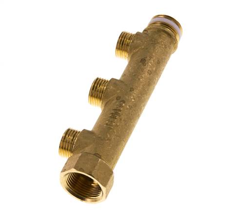 G 3/4'' x 3xG 1/2'' F/M/M Brass Distributor pipes 10 Bar