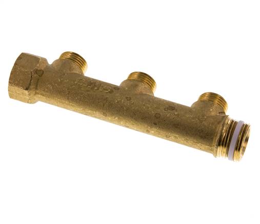 G 3/4'' x 3xG 1/2'' F/M/M Brass Distributor pipes 10 Bar