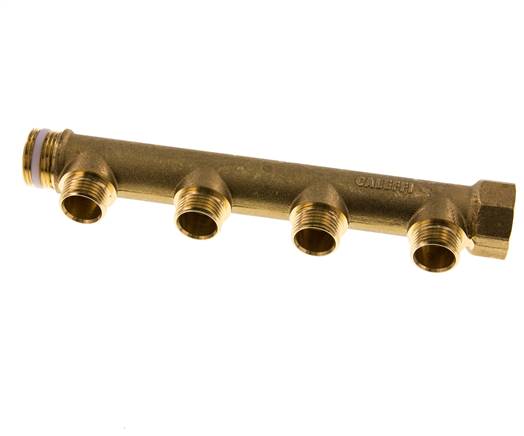 G 3/4'' x 4xG 1/2'' F/M/M Brass Distributor pipes 10 Bar