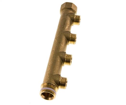 G 3/4'' x 4xG 1/2'' F/M/M Brass Distributor pipes 10 Bar