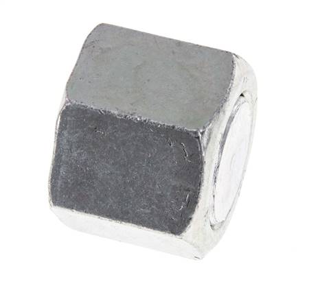 UN 13/16''-16 Zinc plated Steel End cap ORFS 630 Bar