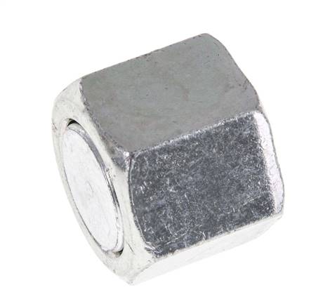 UN 13/16''-16 Zinc plated Steel End cap ORFS 630 Bar