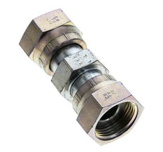 UN 1-3/16''-12 Zinc plated Steel Socket ORFS with Union nut 400 Bar - Hydraulic
