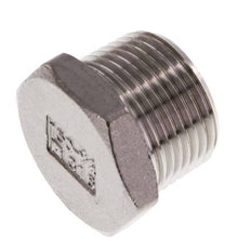 3/4'' NPT Male Stainless steel Closing plug with Outer Hex 16 Bar
