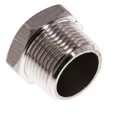 3/4'' NPT Male Stainless steel Closing plug with Outer Hex 16 Bar